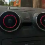 Accessoires de voiture 4 pièces/ensemble pour Audi A1 2010 – 2017, autocollant de sortie d'air en alliage d'aluminium/panneau de bord, anneau de décoration de sortie d'air 16