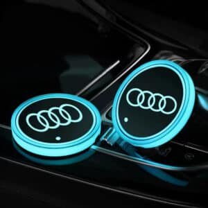Tapis porte gobelet lumineux  Audi