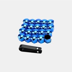 Cache écrou bleu chrome Audi