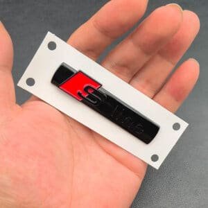 Sigle S-line noir Audi A1