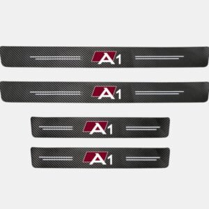 Autocollant seuil porte carbone Audi A1